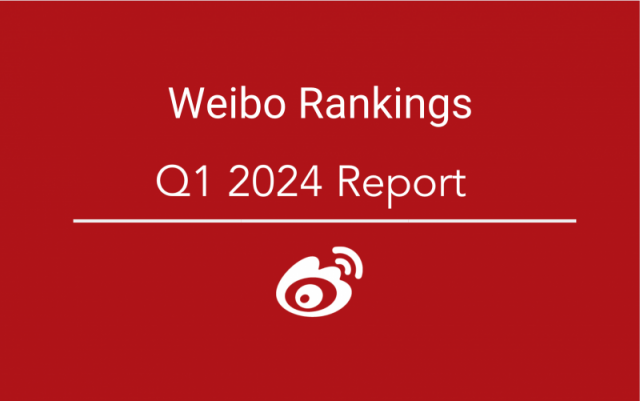 Q1 2024 Weibo Rankings Report
